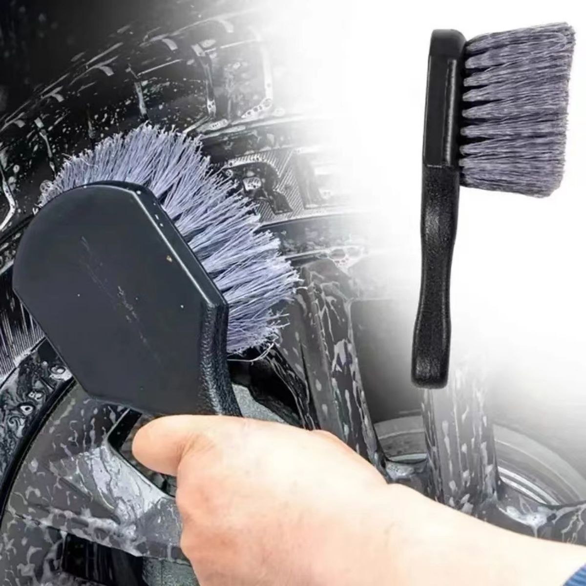 車のホイールクリーニングブラシ ディテールブラシ ショートハ - Detailing Brush Set のレビューと価格