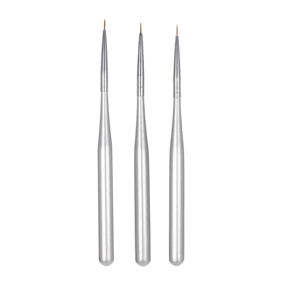3本セット ネイルアートライナーペンセット 異なるブラシサイ - Detailing Brush Set のレビューと価格