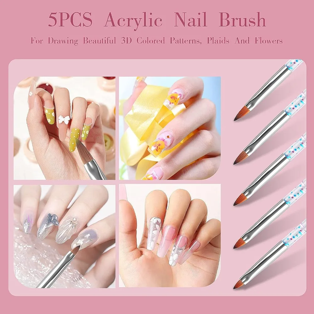 32本入りネイルアートブラシ、アクリルブラシ、初心者向けライ - Detailing Brush Set のレビューと価格