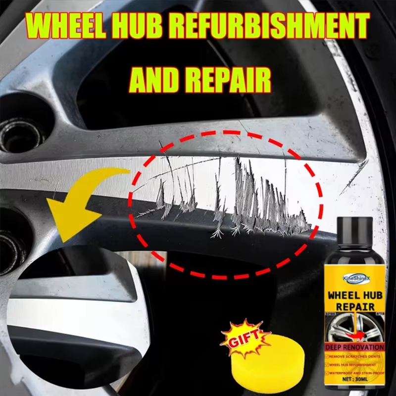 車のホイールリム傷修復ペースト、タイヤリム傷塗装補修ペースト - Wheel Cleaner Alloy のレビューと価格