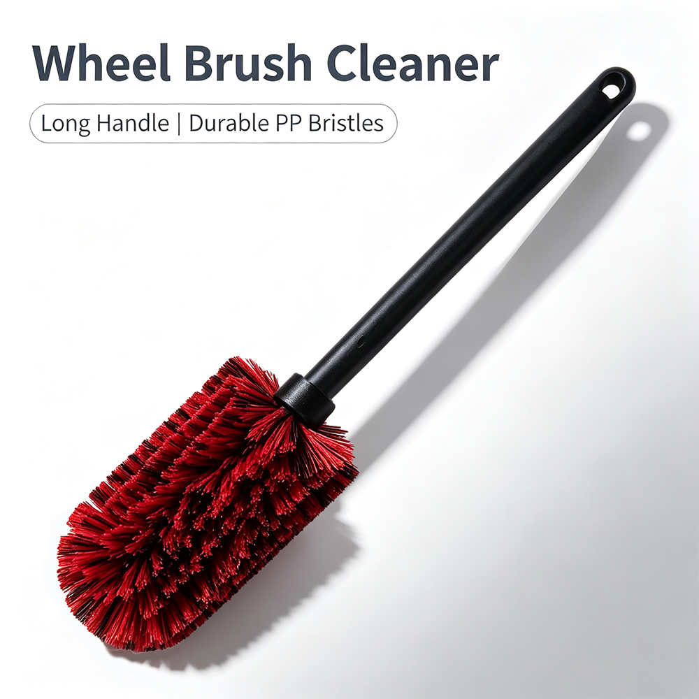 車の合金ホイールクリーニングブラシロングハンドルPP毛付きリ - Wheel Cleaner Alloy のレビューと価格