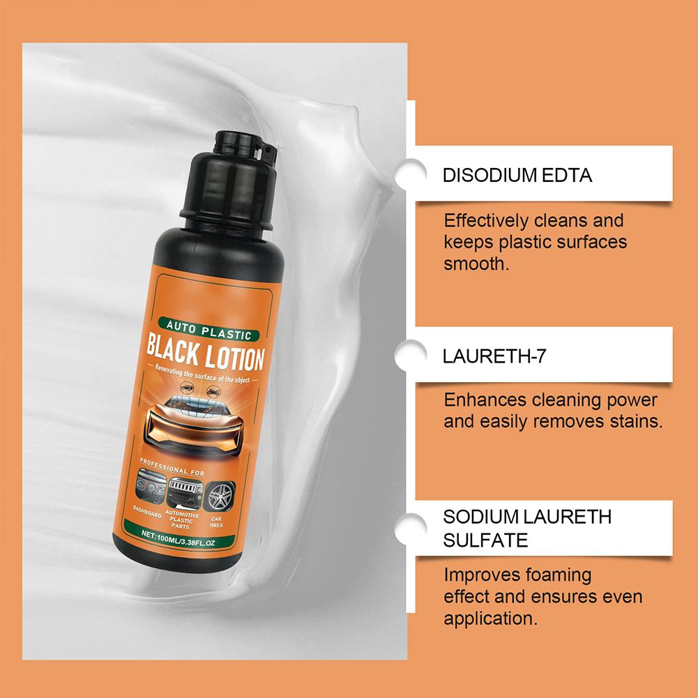 ダッシュボードトリム修復剤自動車プラスチックブラックローショ - Trim Restorer Plastic のレビューと価格