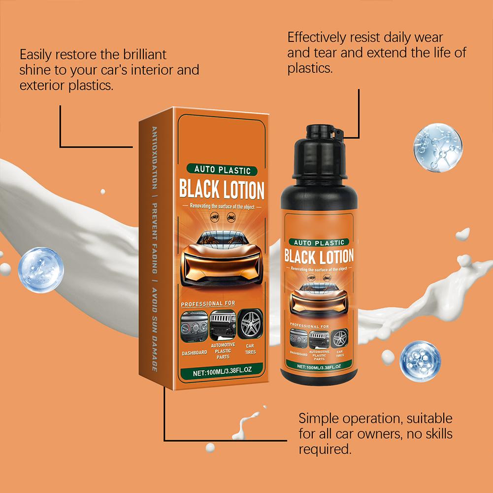 ダッシュボードトリム修復剤自動車プラスチックブラックローショ - Trim Restorer Plastic のレビューと価格
