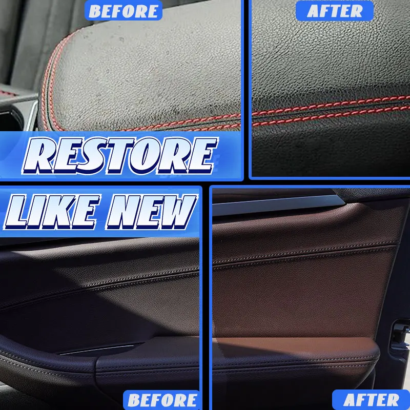 車のプラスチック&レザー修復剤 インテリアクリーナースプレー - Trim Restorer Plastic のレビューと価格