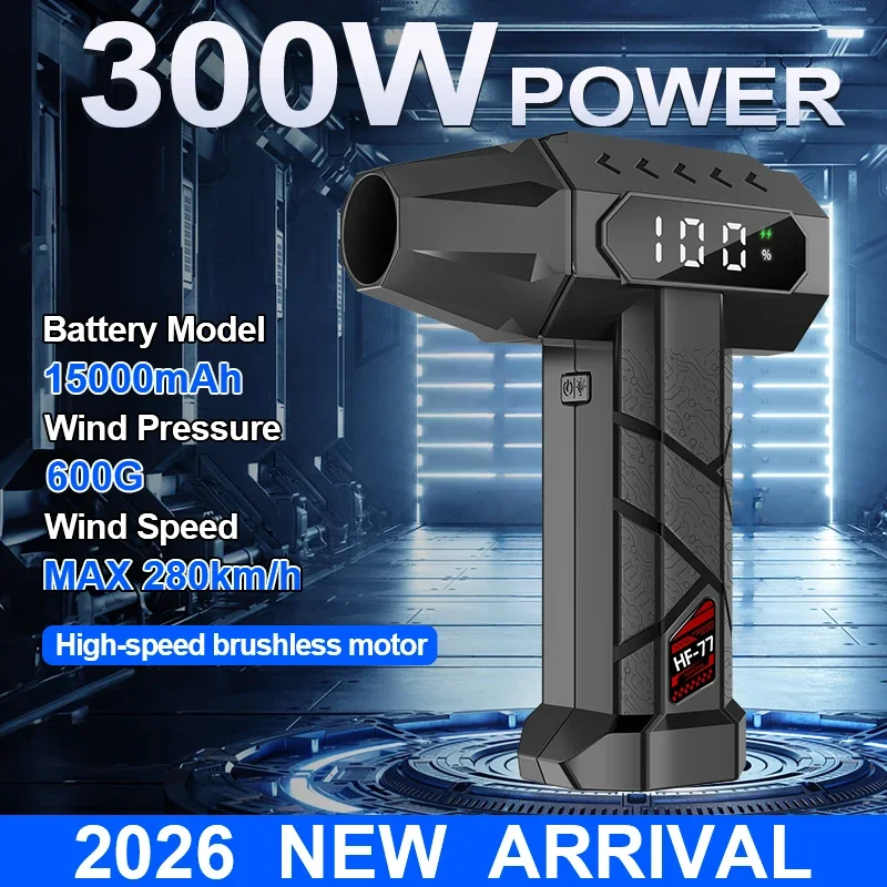 15000mAhターボファンジェット5段階速度調整可能強力エ - Dryer Car Blower のレビューと価格
