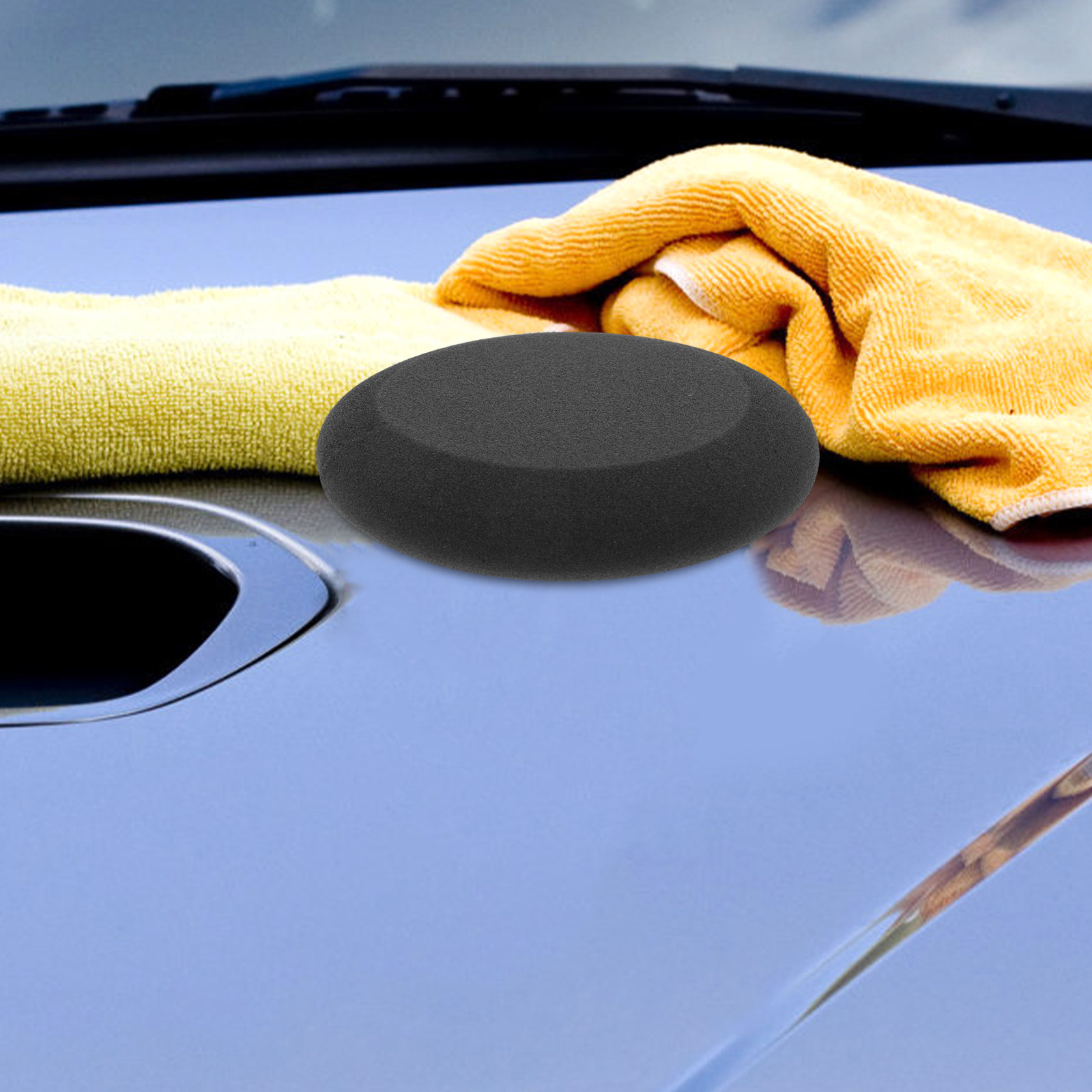 車磨きパッド、しっかりとしたスポンジワックスアプリケーター、 - Wax Applicator Pad のレビューと価格